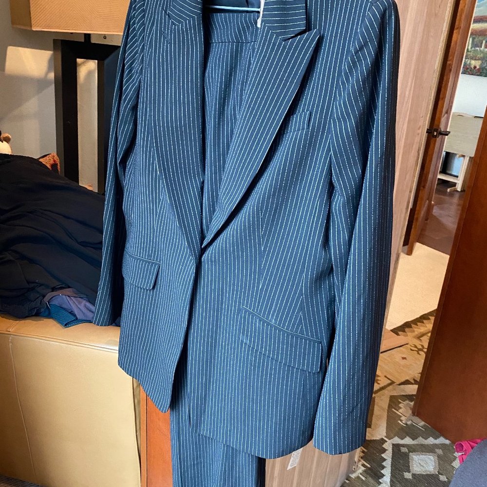 Dana Buchman pinstripe suit with jacket and pants